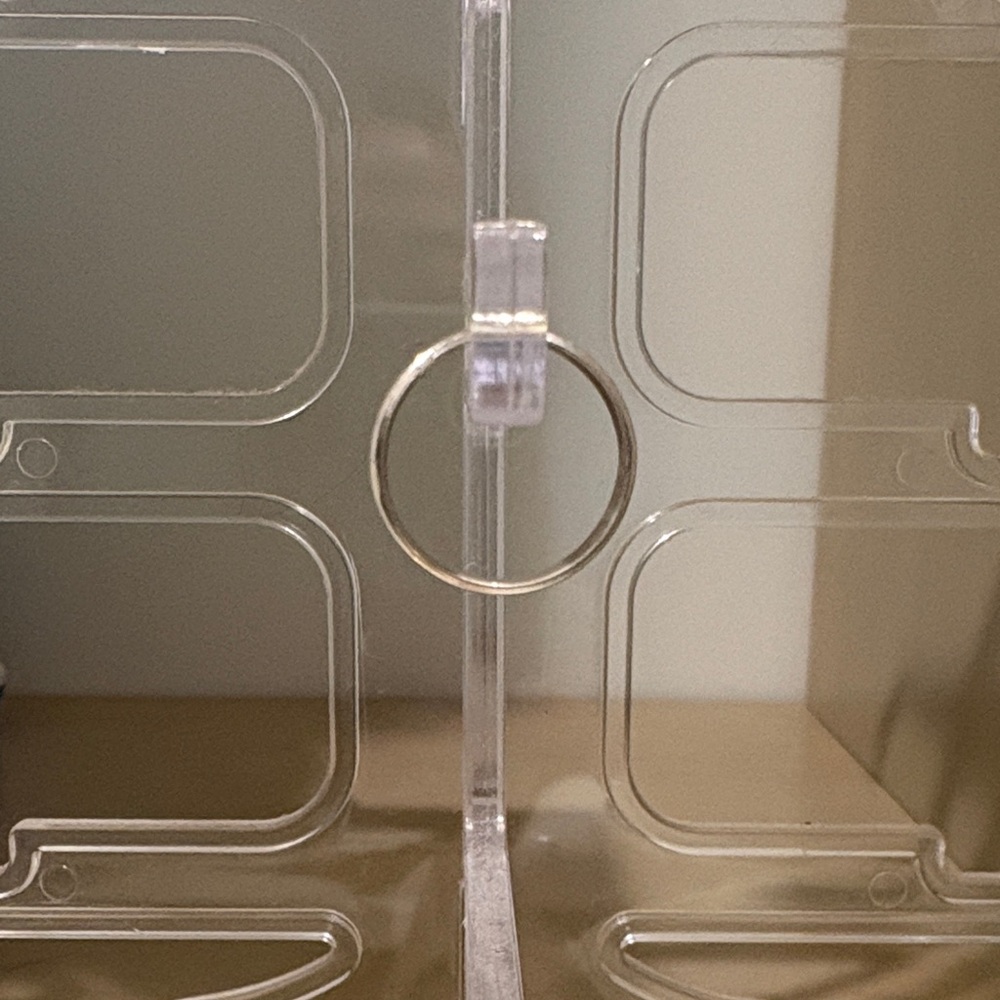 Sterling Silver stacking size 5 ring